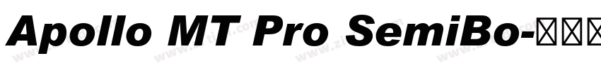 Apollo MT Pro SemiBo字体转换